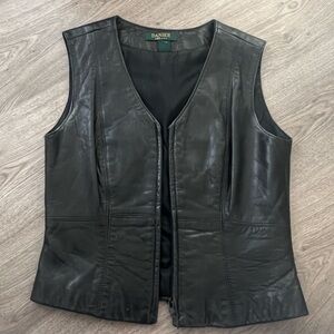 Danier Leather Zip up Vest